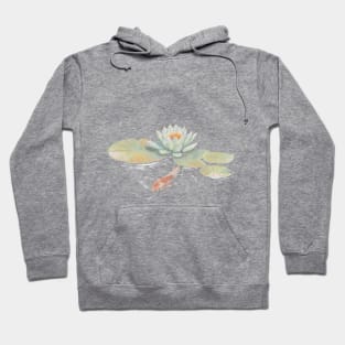 Lotus and koi Hoodie